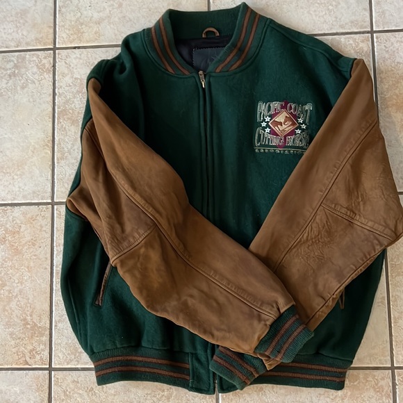 Golden Bear Varsity Bomber Jacket, Pacific Coast Cutting Association, Sz XL - Picture 3 of 15
